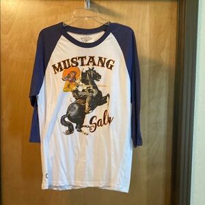 Rodeo Quincy Mustang Sally Shirt; Size L; New